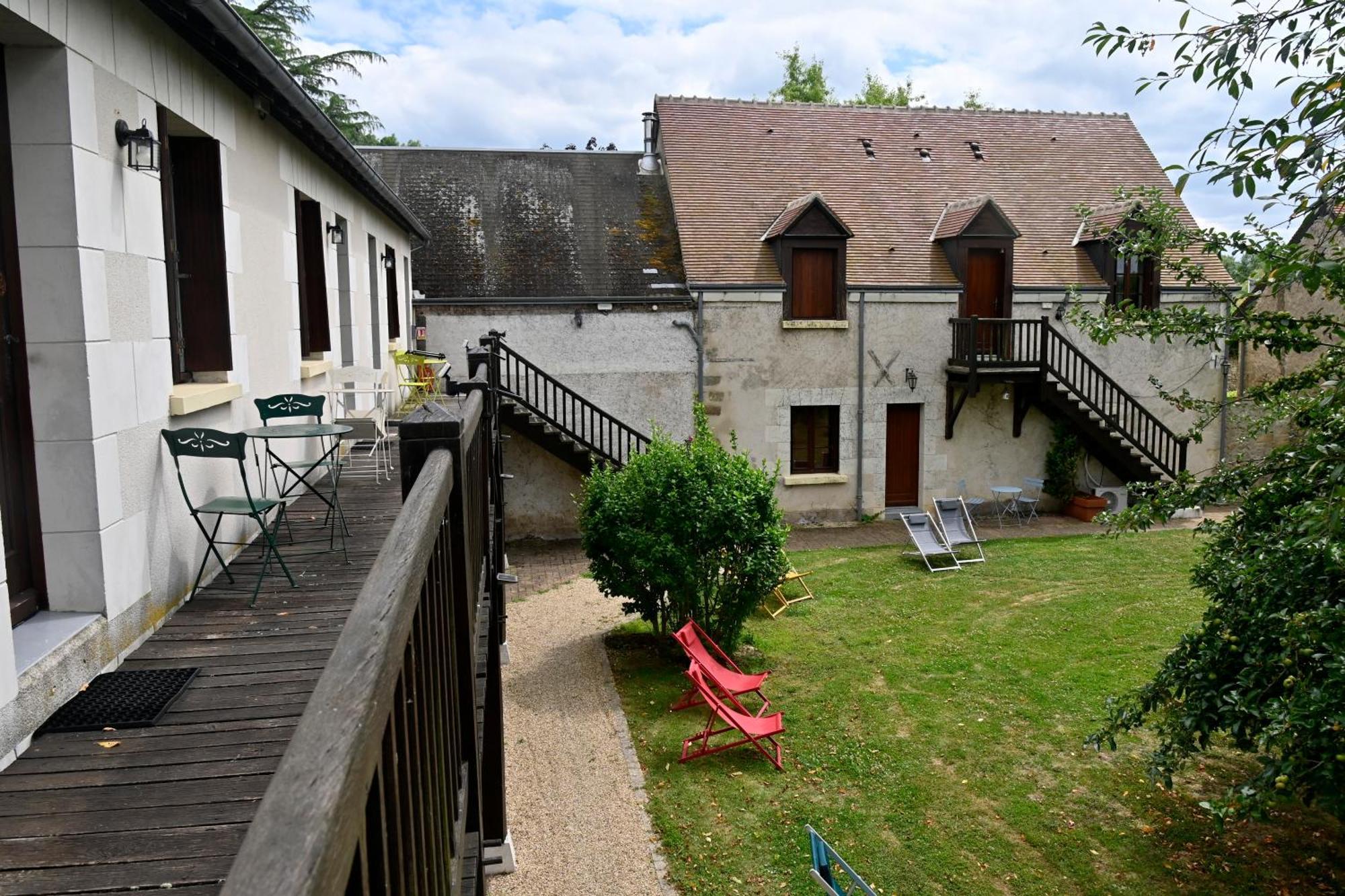 Logis Auberge De Launay Limeray Exterior foto
